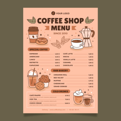 coffee shop menu sample - menu craft studio-006